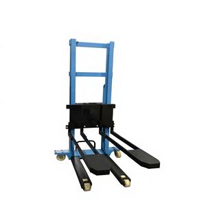 Nouveau <span class=keywords><strong>chariot</strong></span> <span class=keywords><strong>élévateur</strong></span> à fourche <span class=keywords><strong>embarqué</strong></span>, opération de levage manuelle, batterie au plomb-acide, déplaceur latéral hydraulique, capacité de 1 tonne, adaptabilité aux terrains accidentés - Product Image 4