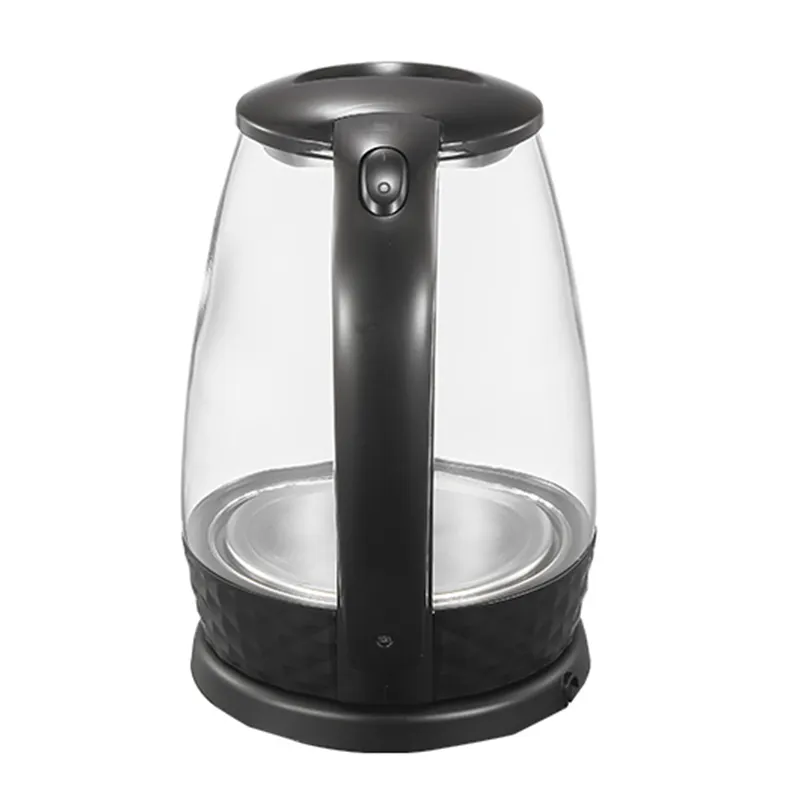 Cam çay demliği su kazanı ısıtıcı 1.8 L akülü otomatik kapanma çay makinesi elektrikli su ısıtıcısı