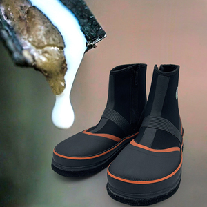 Stivali da Pesca a Mezza Gamba con Suola in Feltro per Pesca in <span class=keywords><strong>Mare</strong></span> e Pesca su Barriera Corallina, <span class=keywords><strong>Scarpe</strong></span> Impermeabili Antiscivolo con Suola Chiodata in Gomma Neoprene, Stivali da Pioggia - Product Image 5
