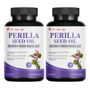 Cápsulas <span class=keywords><strong>de</strong></span> Aceite <span class=keywords><strong>de</strong></span> <span class=keywords><strong>Semilla</strong></span> <span class=keywords><strong>de</strong></span> Perilla 500mg |   Suplemento Omega Vegano Natural para la Salud Cardiovascular y Cognitiva, Sin GMO - Product Image 1