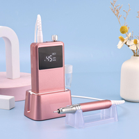 Perceuse à ongles rechargeable 2025 améliorée avec moteur sans balais en acier inoxydable, certifiée CE RoHS, 85W, 45 000 tr/min, forte puissance, durable