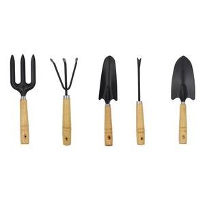 Cross-border Hot Selling Garden <b>Tool</b> Set Wooden Handle <b>Tools</b> Pruning Shears Stainless Steel Gardening Hh-42 Wooden Handle Provid - Product Image 4