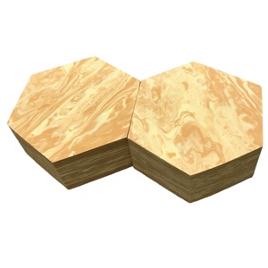 Ensemble de blocs de construction pour la maternelle : hexagones, <span class=keywords><strong>triangles</strong></span> et bandes - Stimule l'imagination et <span class=keywords><strong>les</strong></span> compétences pratiques - Product Image 4