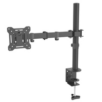 Bras de moniteur à ressort réglable ergonomique Double support de moniteur Inclinaison Pivotante Rotation Moniteur LCD