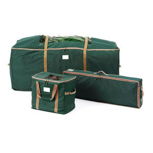 Зеленая сумка, сверхмощная искусственная Рождественская елка, сумка для хранения 600D, оксфордская ткань, усиленная ручка, застежка-молния для Рождества - Product Image 5