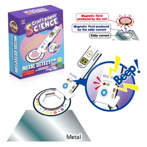 Tragbarer Metall detektor Outdoor-Abenteuers piele Science Experiment Explorer Kit Lernspiel zeug für Kinder