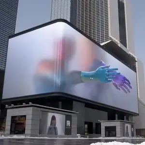 Полноцветные цифровые вывески, гигантский водонепроницаемый рекламный настенный видеопанели
