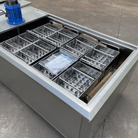 Fabricant de sucettes glacées en acier inoxydable de haute qualité, commercial, 1 moule, machine à glaces, machine à sucettes glacées