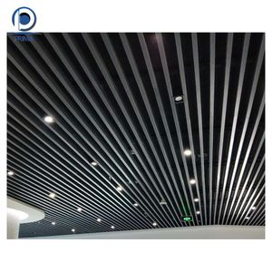 <span class=keywords><strong>Optima</strong></span> Decoración Grano de madera Acabado Haz Deflector de aluminio Techo Aluminio Techo lineal - Product Image 4