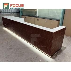 Vitrine à café contemporaine, étagère de présentation en verre, espace de présentation de pâtisseries, armoire de présentation pour café - Product Image 2