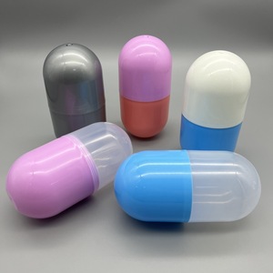 Lot De 50 Capsules Plastique Rondes Vides 5 Cm - Pour Distributeur Automatique, Bonbons, Cadeaux - Remplissables Et Réutilisables