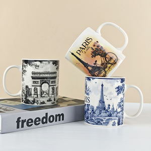 Taza Coleccionable de Recuerdo de Vacaciones en París, Souvenir de Ciudad Histórica Francesa, Ecológica, Apta para Microondas y Lavavajillas, de Cerámica - Product Image 2