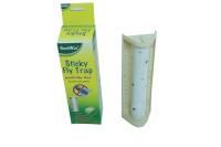 Trampa para Moscas Levitante de Plástico Sólido BSTW con Rollo de Papel Adhesivo - Trampa Adhesiva para Moscas Portátil y Ecológica