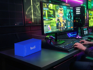 Nuevo Altavoz Portátil Inalámbrico Estéreo con Subwoofer y Bajos Potentes, Resistente al Agua para Exteriores, Modelo 2026 Budi, Carcasa de Plástico - Product Image 4