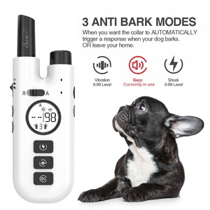 JiaBei 800m <b>Remote</b> Control Dog Training Collar With <b>Vibration</b> Electric Shock Beep Modes Rechargeable Bark Control For Dogs - Product Image 1