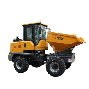 Pabrik Cina 5 Ton Mini Dumper hidrolik truk Tipping Front End Loader Dumper Fcy50R situs Dumper