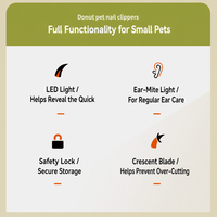 Kit de coupe-ongles pour animaux de compagnie sans stress - Le coupe-ongles et le lime anti-éclaboussures ultimes pour chats et chiens anxieux