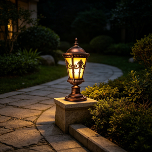 Factory Customized European Retro Landscaping Garden <b>Lights</b> Electric IP65 <b>Light</b> Sensing <b>Motion</b> Sensing Outdoor <b>LED</b> - Product Image 5
