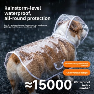 Impermeabile Riflettente Minimalista in EVA per Cani di Piccola e Media <span class=keywords><strong>Taglia</strong></span> con Cappuccio, Vendita all'Ingrosso - Product Image 4