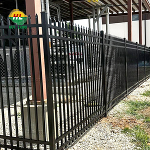 Recinzione da <span class=keywords><strong>Giardino</strong></span> <span class=keywords><strong>in</strong></span> <span class=keywords><strong>Ferro</strong></span> Battuto Rivestita <span class=keywords><strong>in</strong></span> PVC Ecologica Anti-UV Anti-Arrampicata Certificata CE - Product Image 5