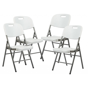 <span class=keywords><strong>Chaise</strong></span> pliante robuste en HDPE blanc, résistante aux UV, pour mariage, banquet, événement, hôtel, <span class=keywords><strong>jardin</strong></span> - Product Image 2