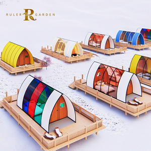 <span class=keywords><strong>Cabane</strong></span> de glamping en polycarbonate pour maisons personnalisées avec salle de bain, tentes Safari Lodge House - Product Image 6