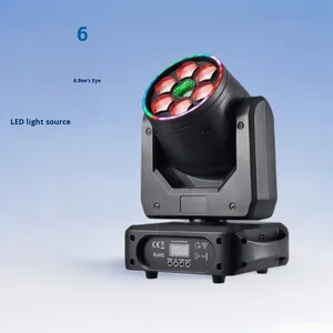 6 uds 15W luz láser de ojo de abeja móvil KTV Bar iluminación de escenario aluminio LED luz de ambiente al por mayor - Product Image 1