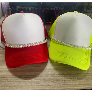 Bán Buôn Ngọc Trai Trucker Hat Quyến Rũ Chuỗi Phụ Kiện Ban Nhạc Top Ngọc Trai Hat Vòng Đeo Tay Hat Pins Trang Sức Phụ Kiện Trang Trí - Product Image 1