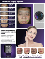 Analyseur de peau multi-spectrale NEO-X AI, analyseur de rides, de pigmentation, de pores sensibles, anti-âge, comparaison avant-après, testeur de peau