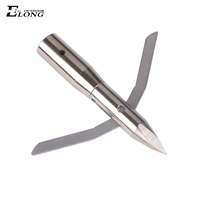 Chasse Pêche Broadhead Point 2 Barbes Mécaniques Tir À L'arc Bowfishing Chasse Flèche Tête