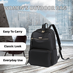 Women's Vintage Outdoor Fashion Backpack High Quality Nylon Zipper Closure Travel Daypack Portable School Bag for Girls - Product Image 2