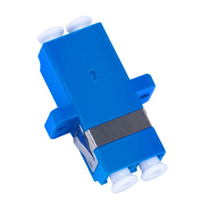 Khớp nối cáp quang đơn mode màu xanh dương bán chạy, đầu nối <span class=keywords><strong>SC</strong></span> FC LC UPC <span class=keywords><strong>SM</strong></span>, mặt bích ABS dùng cho viễn thông, màu xanh dương hoặc xanh lá - Product Image 2