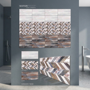 Mejor Precio, Azulejo de Pared de Cerámica de 300x600mm, 30x60cm, Acabado Brillante Digital, Garantía de 5 Años, 6mm de Grosor, Azulejo Decorativo para Sala de Estar - Product Image 1