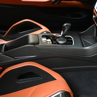 لوحة تحكم مركزية من ألياف الكربون الجاف لسيارات BMW الفئة 2 و3 و4 طرازات G20 G21 G22 G23 G26 G28 G42 G80 G81 G82 G83 G87 (للتوجيه اليساري واليميني)