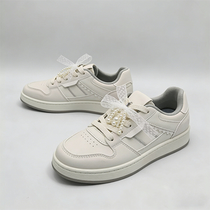 Chaussures de skate classiques décontractées à semelle épaisse, plateforme, antidérapantes, à lacets, résistantes à l'usure, toutes saisons - Product Image 3