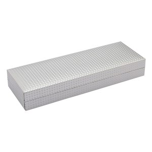 Caja de bolígrafos gris con juego de bolígrafos rojos y negros en empaque de regalo para uso promocional - Product Image 3