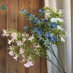 Flor Artificial de Gloría de la Mañana, Rama Individual, Decoraciones para Bodas, Decoración para el Hogar y la Oficina, Hecho en China - Product Image 3