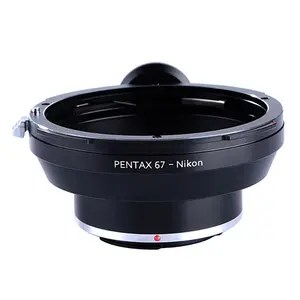 K & F Concept-Adaptador de lente de alta precisión, P67-NIK de montaje para Pentax Lens a cámara Nikon
