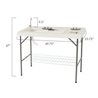 Table de nettoyage extérieur camping/chasse/pêche