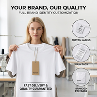 JENI Private Label 150gsm Heren Crew Neck Shirt Snel Droogend Ademend Zonwerend Top voor Kledingmerken