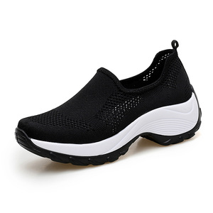 Zapatillas de deporte casuales sin cordones suaves transpirables de malla para <span class=keywords><strong>mujer</strong></span> - Product Image 6