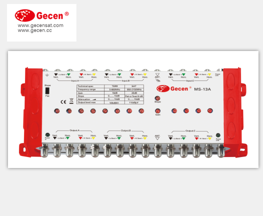 13 in Satellite Multiswitch Amplifier