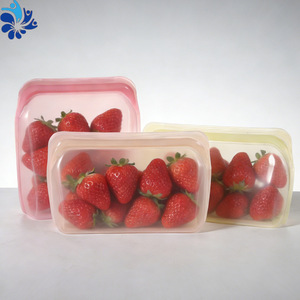 Silicone Food <b>Storage</b> Bags 1000ml 1500ml <b>Microwave</b> Safe Heat Resistant Reusable For Snacks Meals - Product Image 2