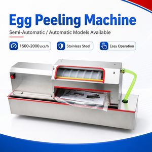 Semi-Automatic <b>Egg</b> Peeling <b>Machine</b> 2000pcs/h for Central Kitchen and Food Processing Plant - Product Image 3