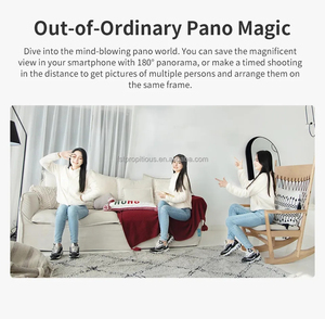 <span class=keywords><strong>Zhiyun</strong></span> <span class=keywords><strong>Smooth</strong></span>-Estabilizador de cardán para teléfono inteligente, cardán de mano de 3 ejes mejorado con trípode de agarre de luz de relleno integrado (gris) - Product Image 2