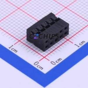 A2005H-2x5P Housing (Wire-to-Board / Wire-to-Wire) P=2mm Connector ( Jack Structure: 2x5P )( Pitch: 2mm )( Number of Rows: 2 ) - Product Image 2