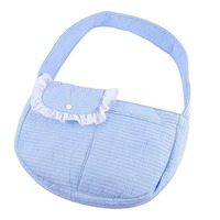 Sac à dos respirant pour animaux de compagnie (chats et chiens) – Sling bandoulière souple en coton et lin style Teddy, capacité 3 kg