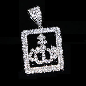 نمط الهيب هوب مثلج بلينغ قلادة 5A مكعب زركونيا الله للنساء والرجال مطلية بالذهب سلاسل النحاس والمجوهرات - Product Image 3