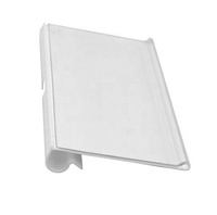 Hiplastics Vh25 39 52 60 Support d'étiquette double fil pour étagère, crochet de présentation, porte-étiquette de prix, bande de données pour rayonnages de supermarché