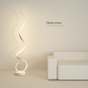 Nuevo Estilo nórdico minimalista esquina lámpara de pie simple sala de estar salón de pie lámpara de mesa contemporánea - Product Image 2